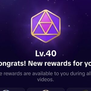 Lvl 40 Tiktok Account